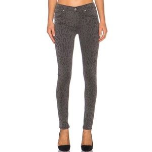 James Jeans Cougar Print Gray/Black Skinny: 27